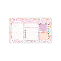 Floral Berry Blooms Sticky Note Pad - Pink Sweetheart