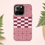 Geometric Kimono Tough Phone Case (Apple & Android) - Pink Sweetheart