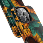 Dark Sunflower Phone Case (Apple & Android)