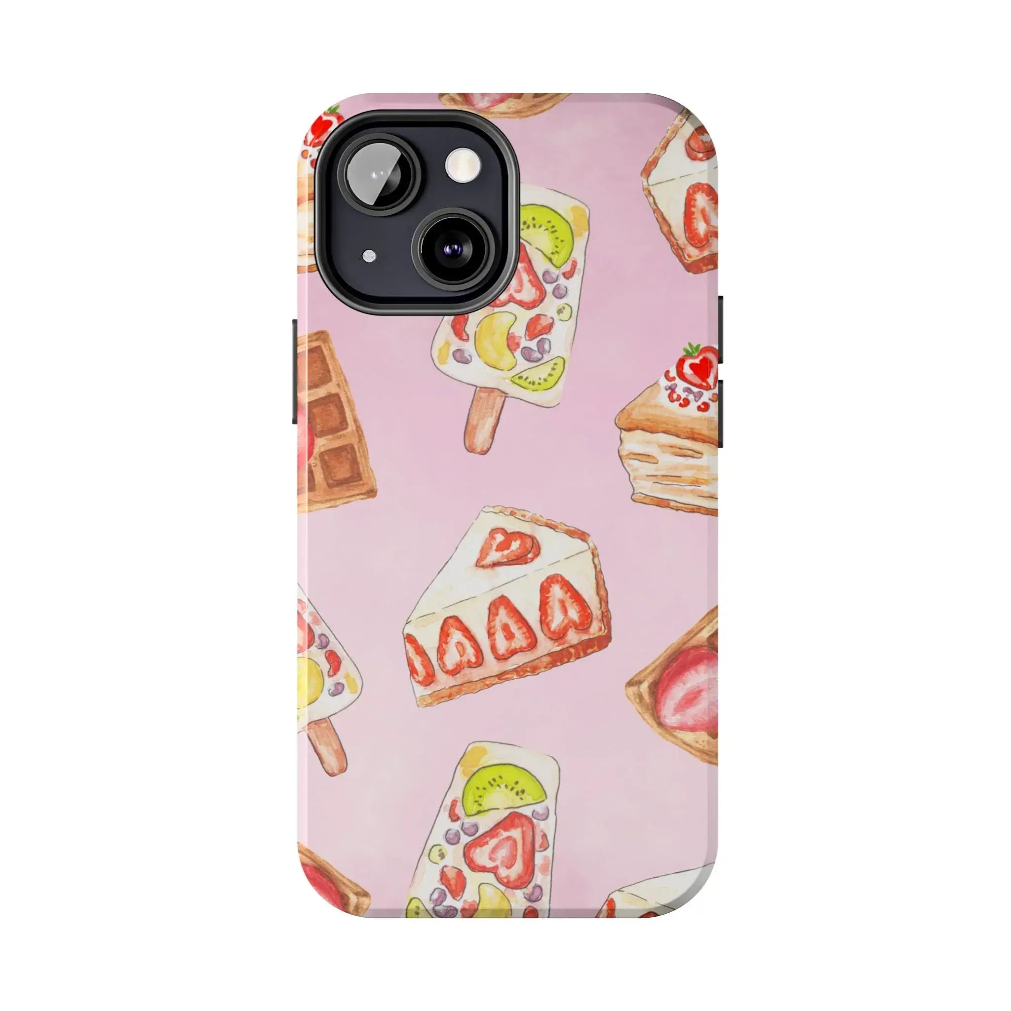 Tasty Pastry Treats Phone Case (Apple & Android) - Pink Sweetheart