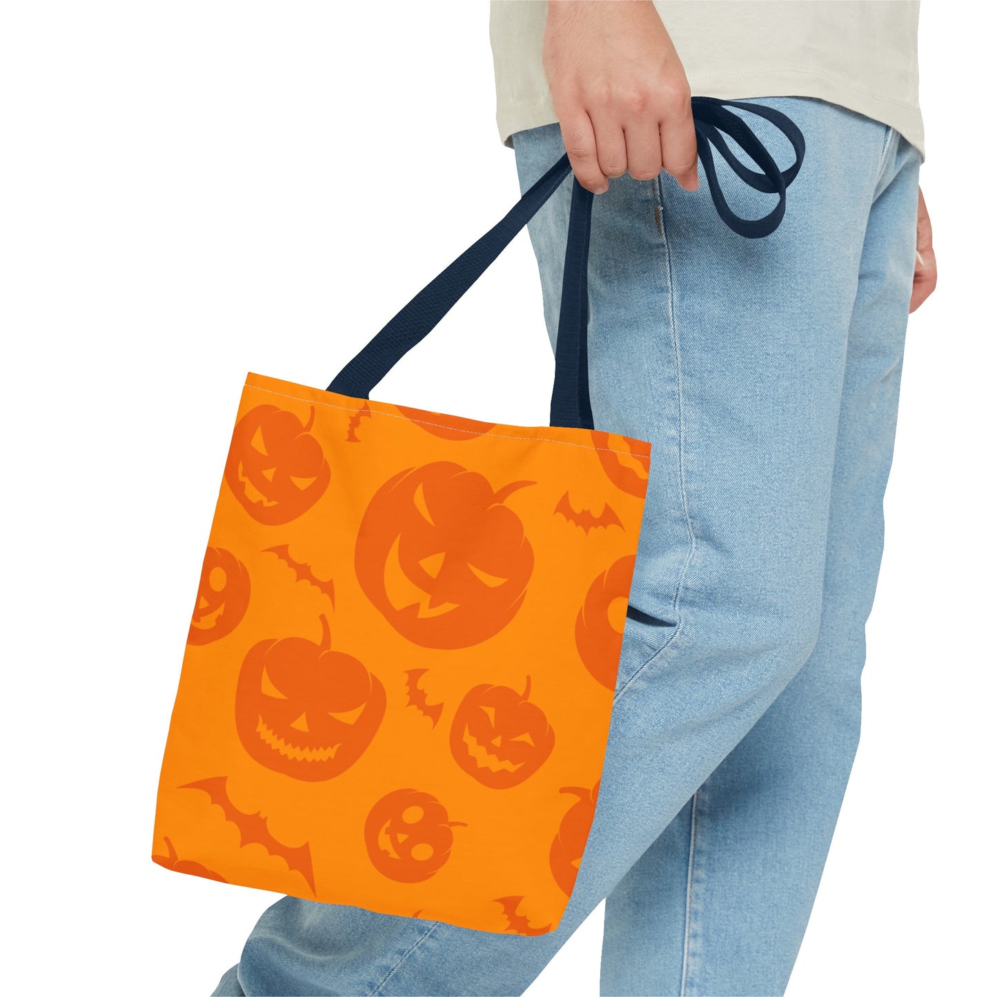 Orange Halloween Tote Bag