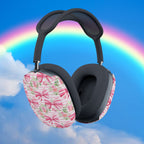 Pink Bow Floral AirPods Max Shell Case