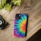 Groovy Tie Dye Phone Case (Apple & Android) - Pink Sweetheart