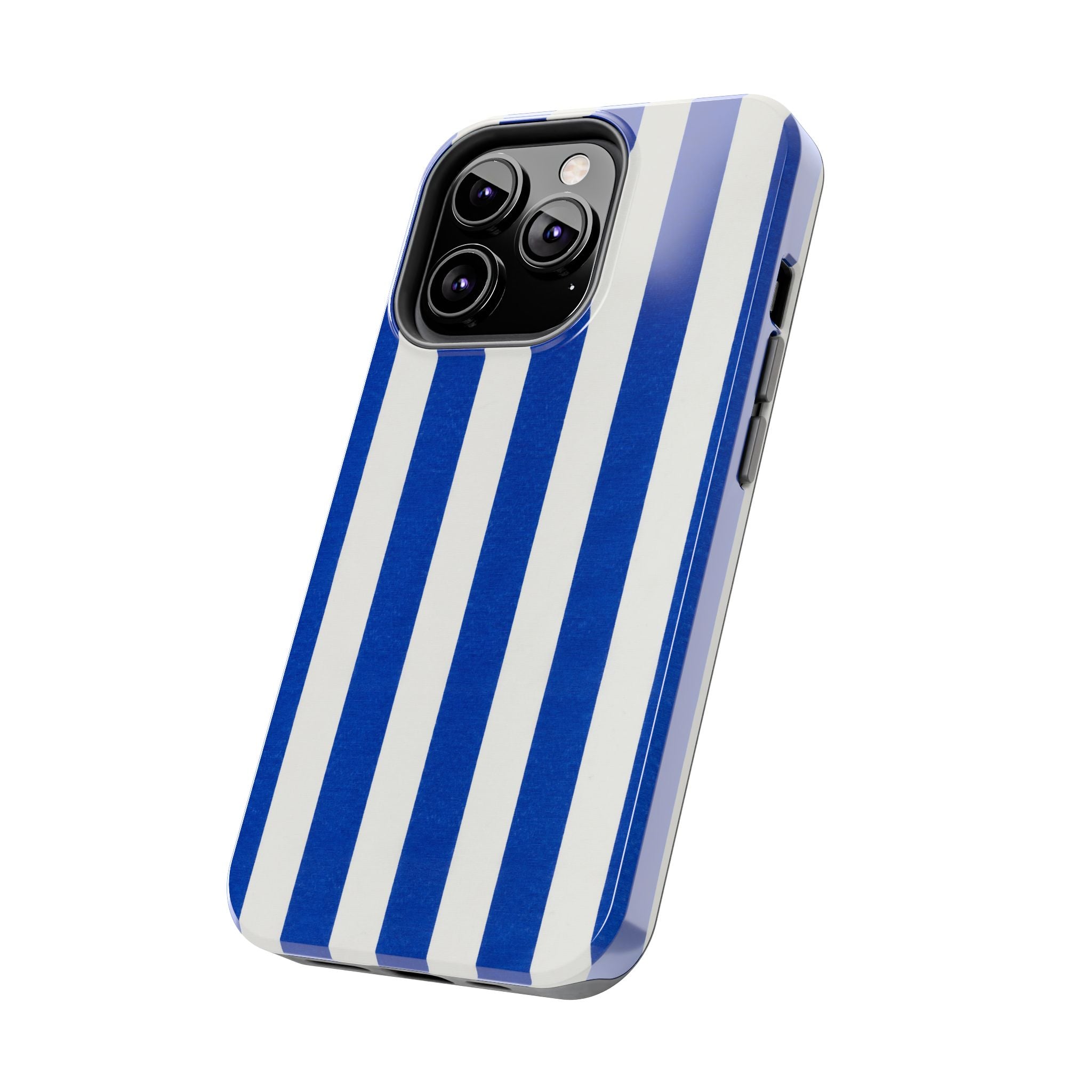 Blue & White Stripes Phone Case (Apple & Android)