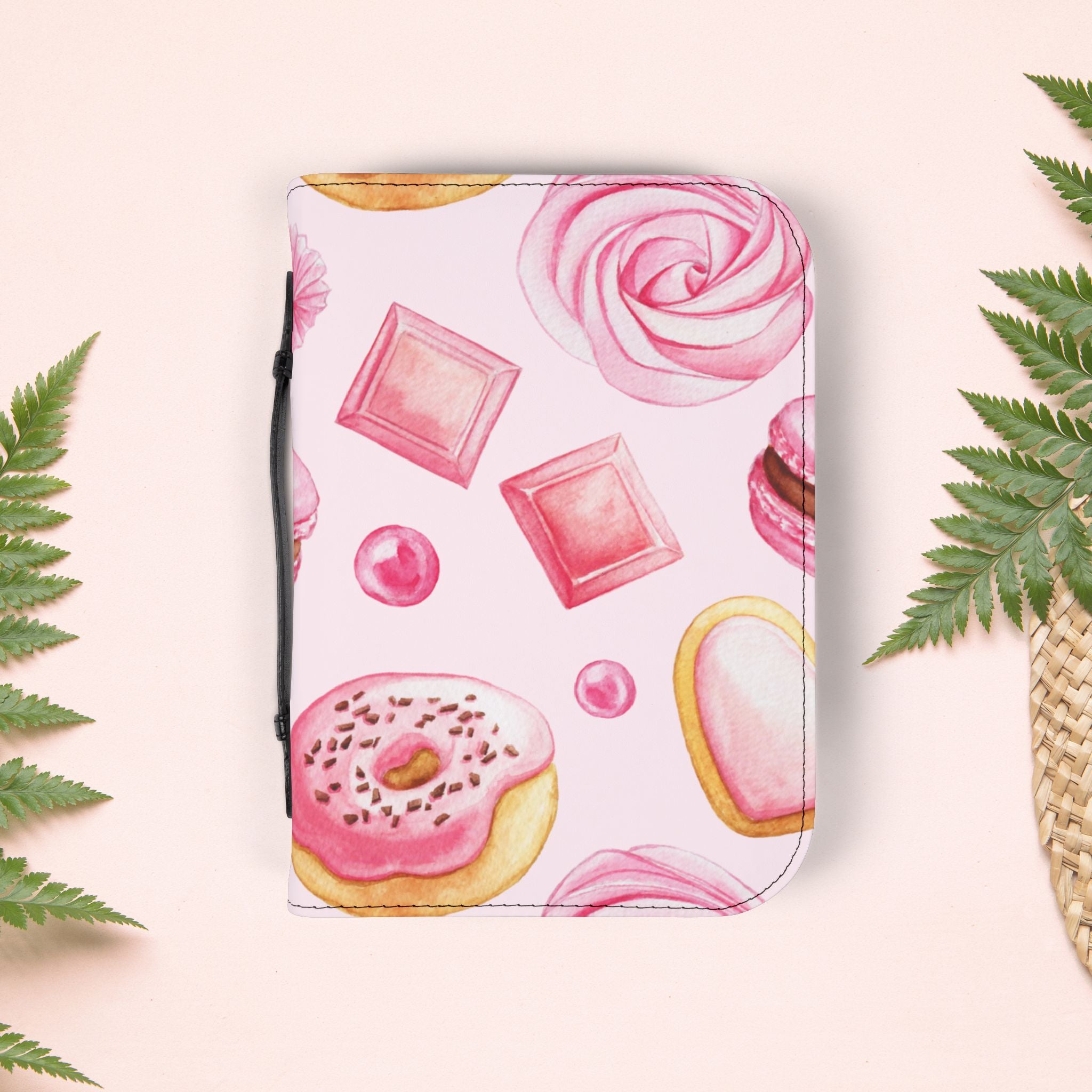 Pink Macaron Sweets Book Cover