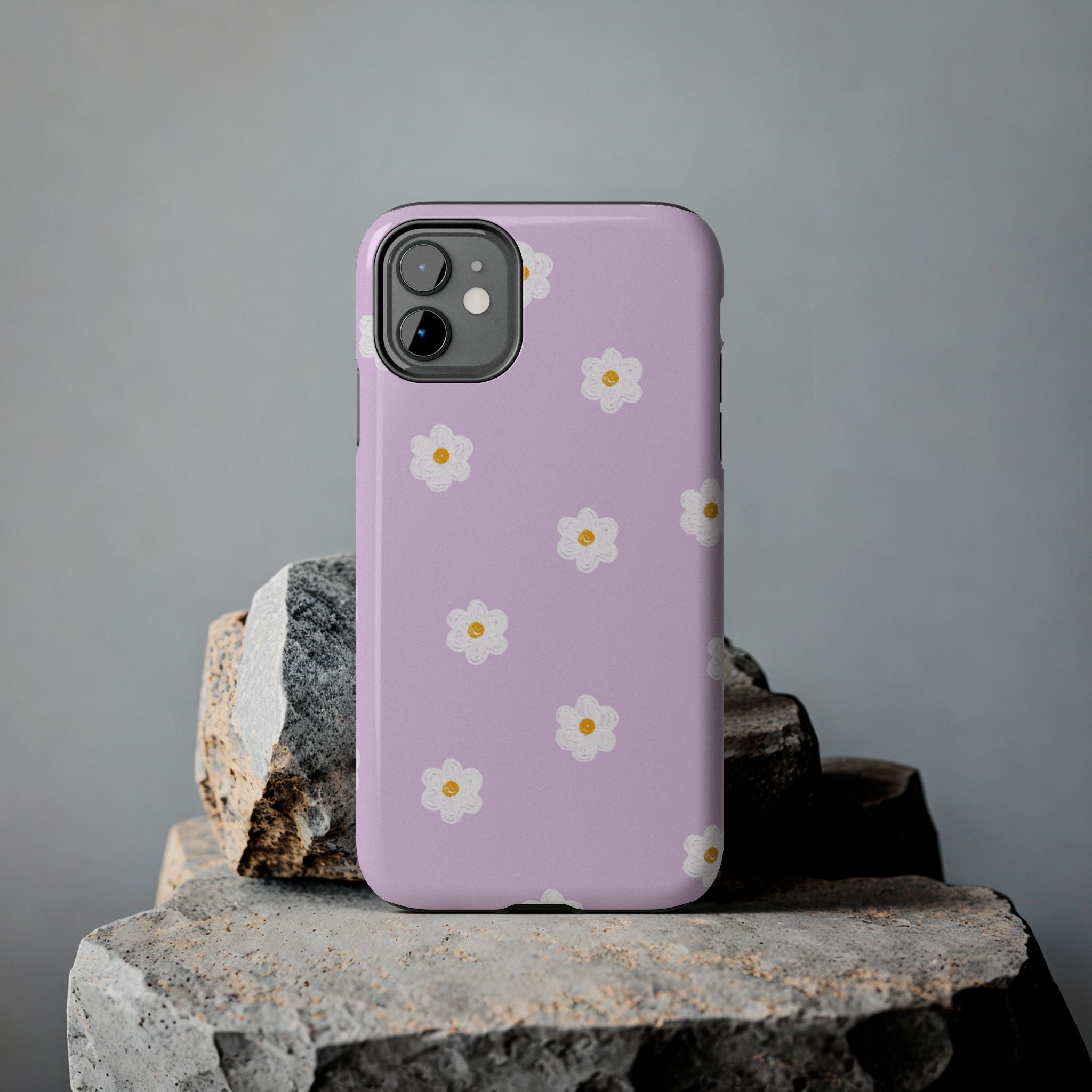 Purple and Mini Flowers Phone Case (Apple & Android)