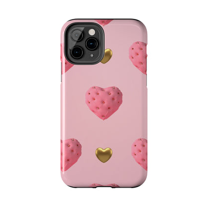 Heart of Gold Pink Phone Case