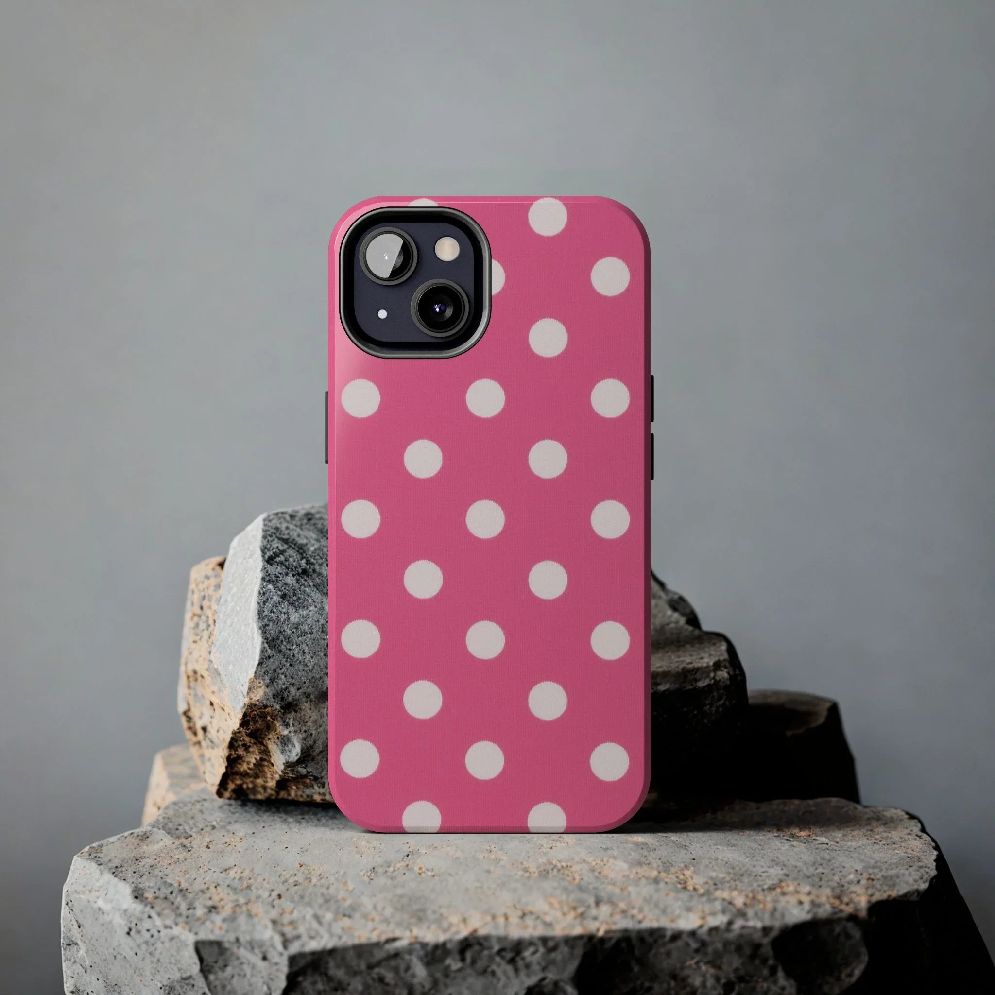 Pink Polka Dot Phone Case (Apple & Android) - Pink Sweetheart