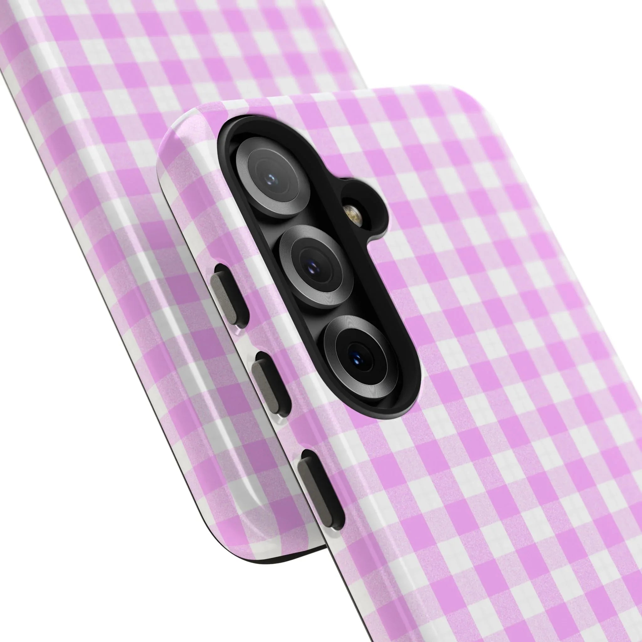 Pink Gingham Phone Case (Apple & Android) - Pink Sweetheart