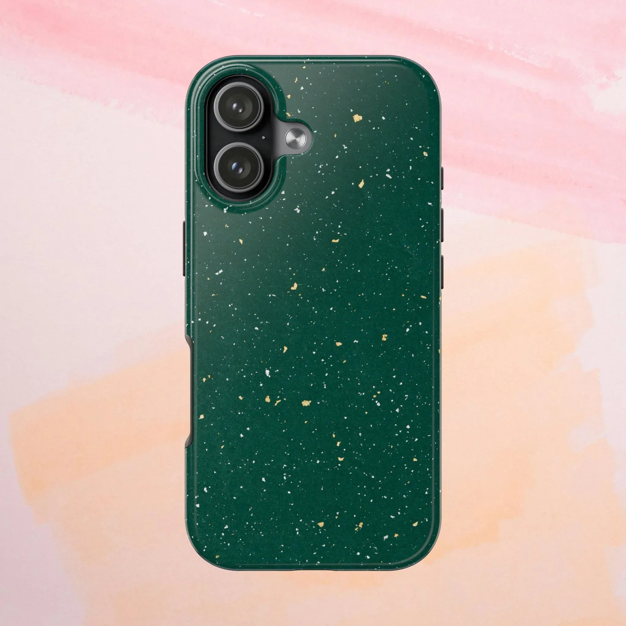 Emerald Gold Flecked Phone Case (Apple & Android) - Pink Sweetheart