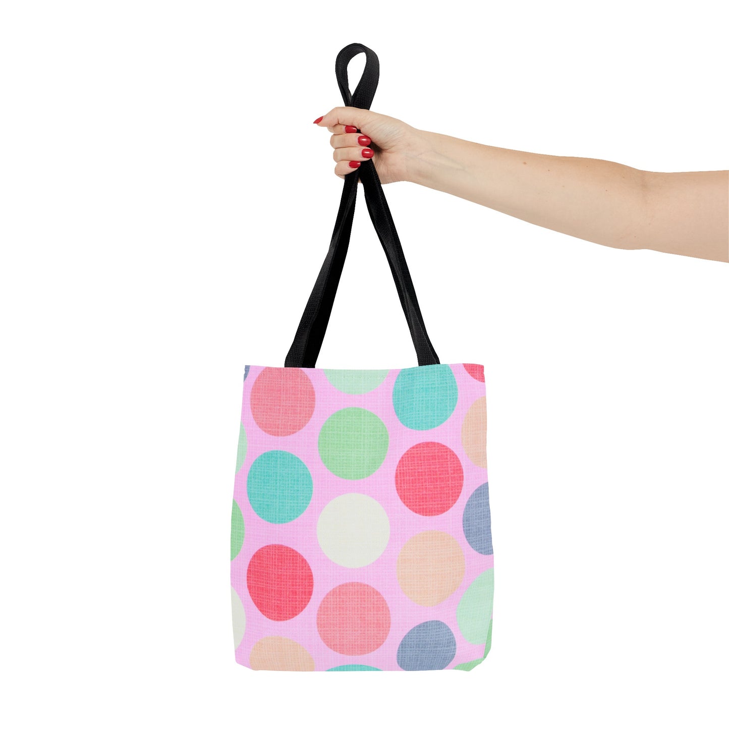 Sweet Candy Polka Dots Tote Bag