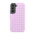 Pink Gingham Phone Case (Apple & Android)