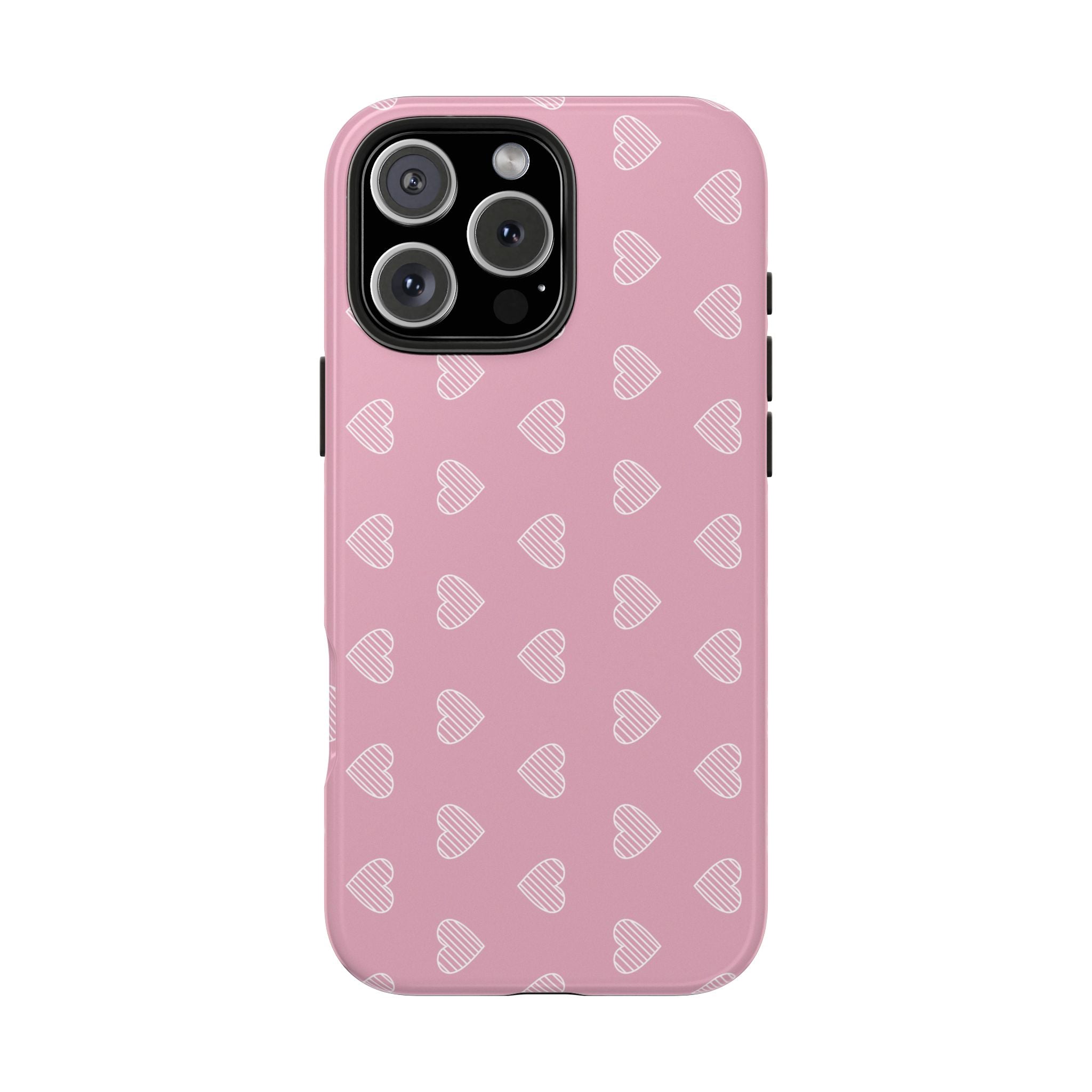 Infinite Pink Hearts Phone Case (Apple & Android)