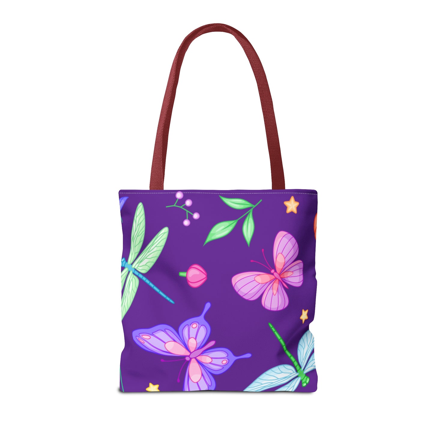 Purple Butterfly Forest Tote Bag