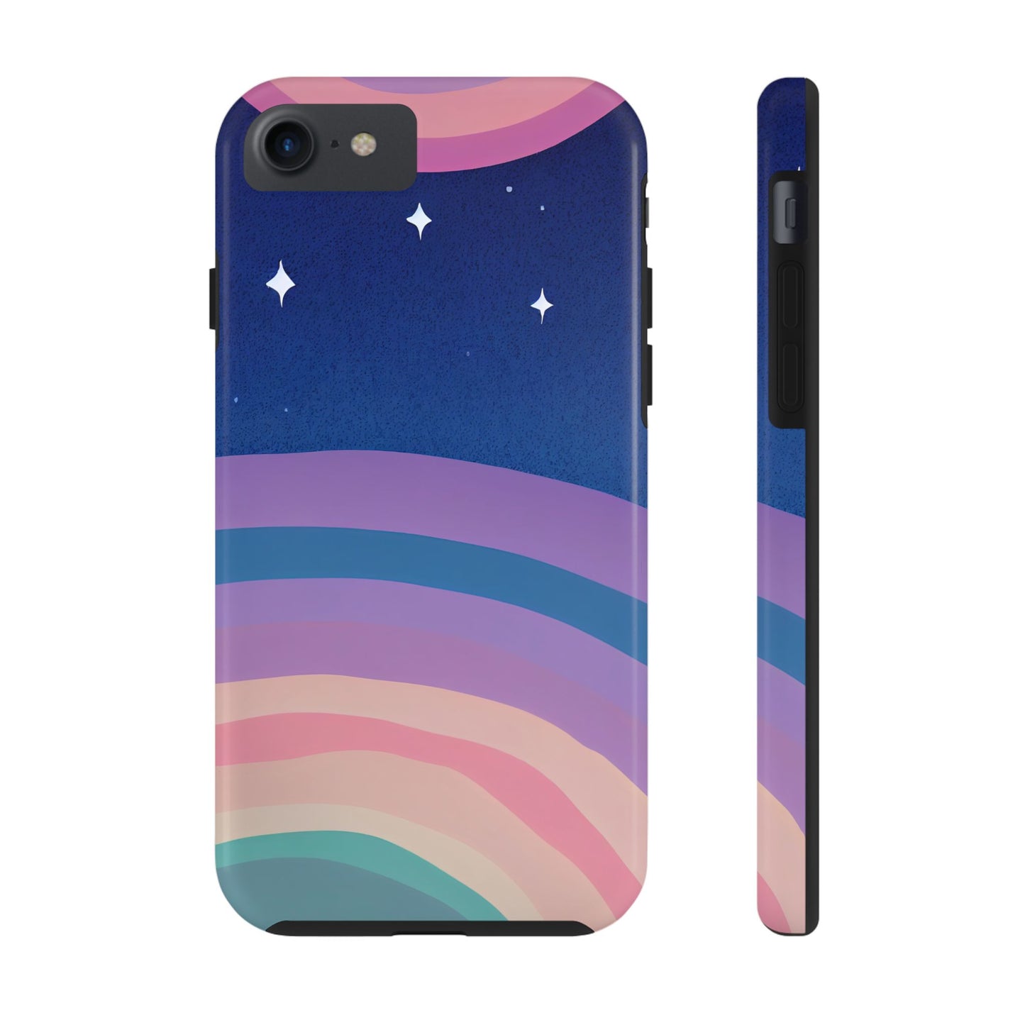 Midnight Rainbows Phone Case