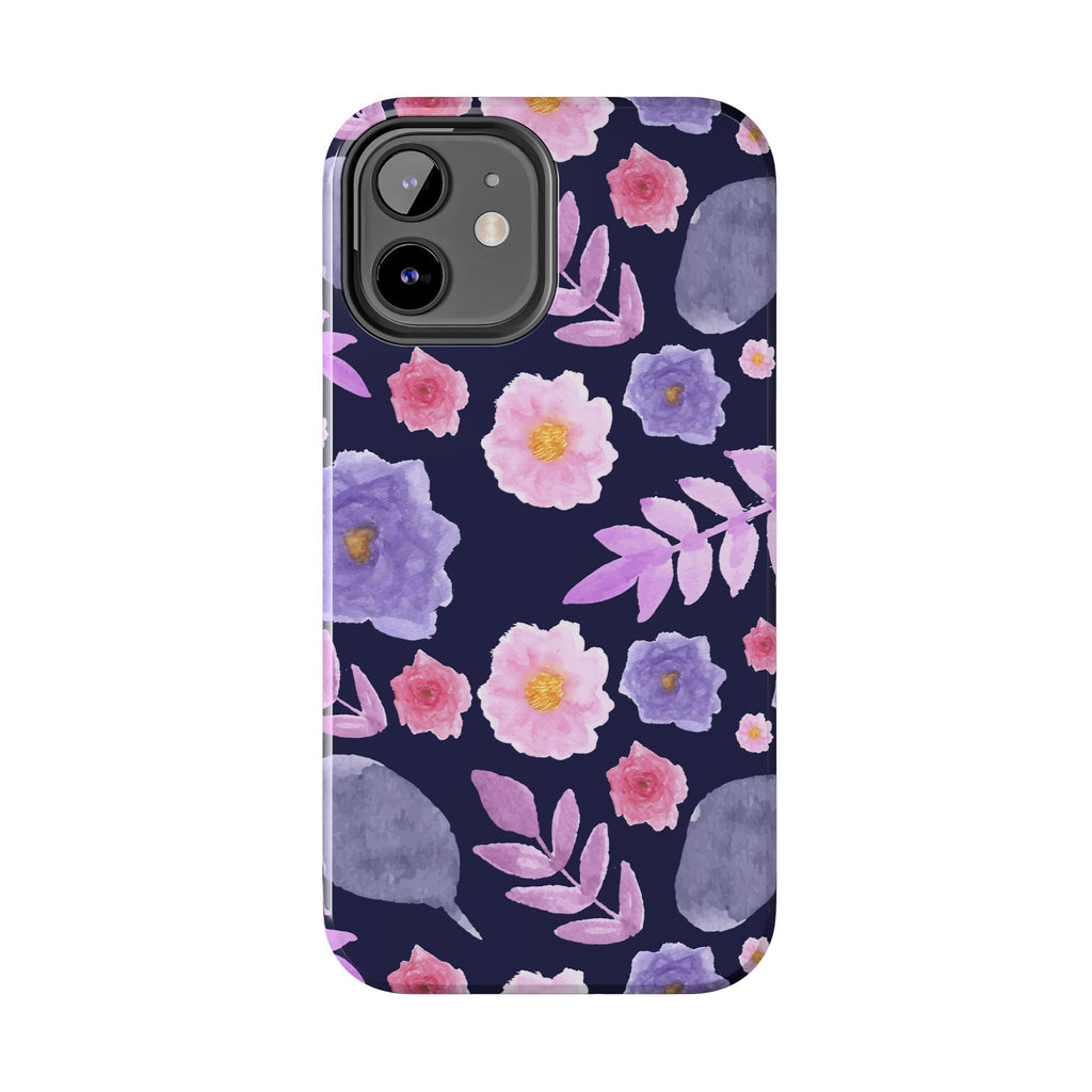 Purple Florals Phone Case (Apple & Android)