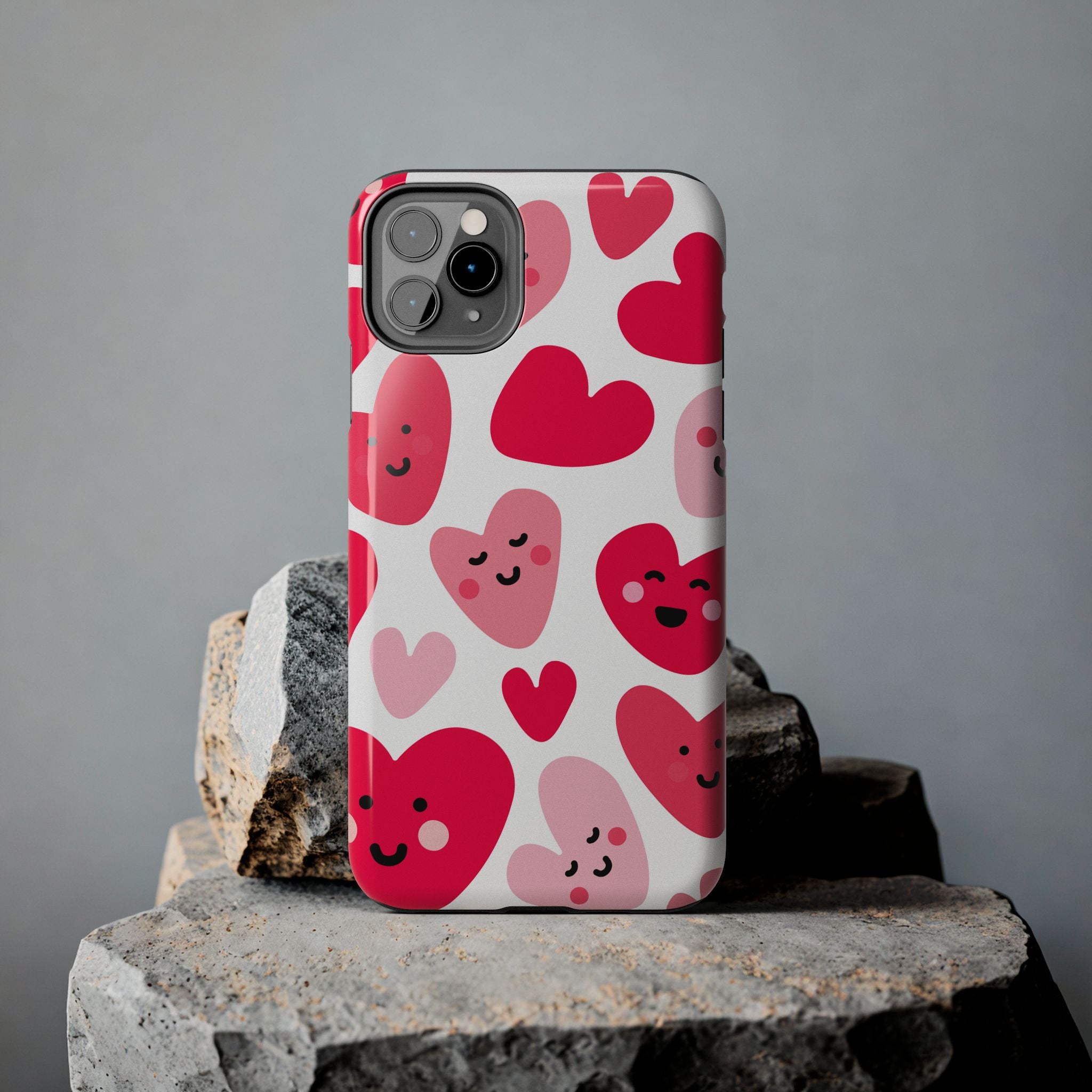 Happy Hearts Phone Case (Apple & Android)