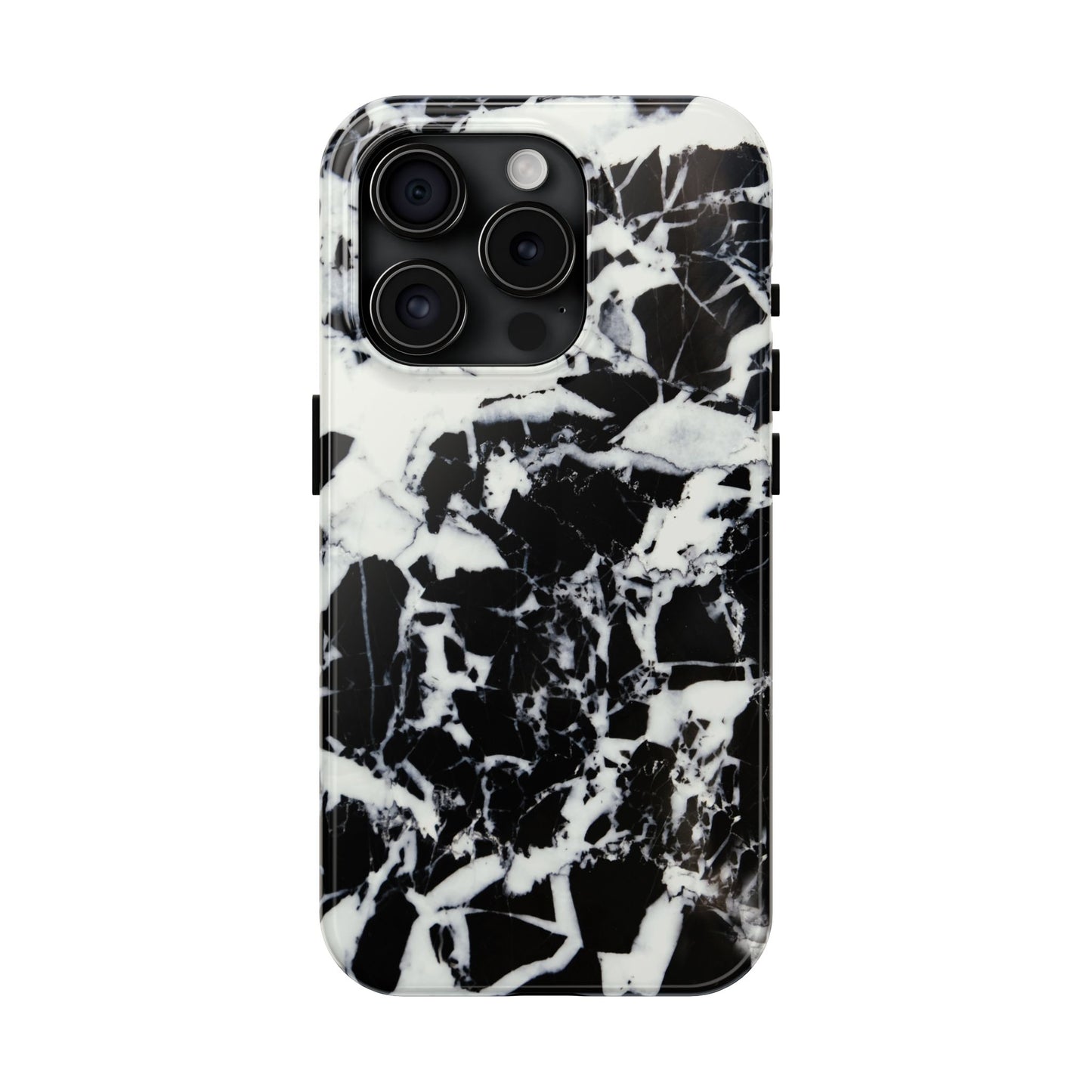 Black & White Shattered Phone Case