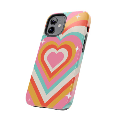 Psychedelic Hearts Phone Case