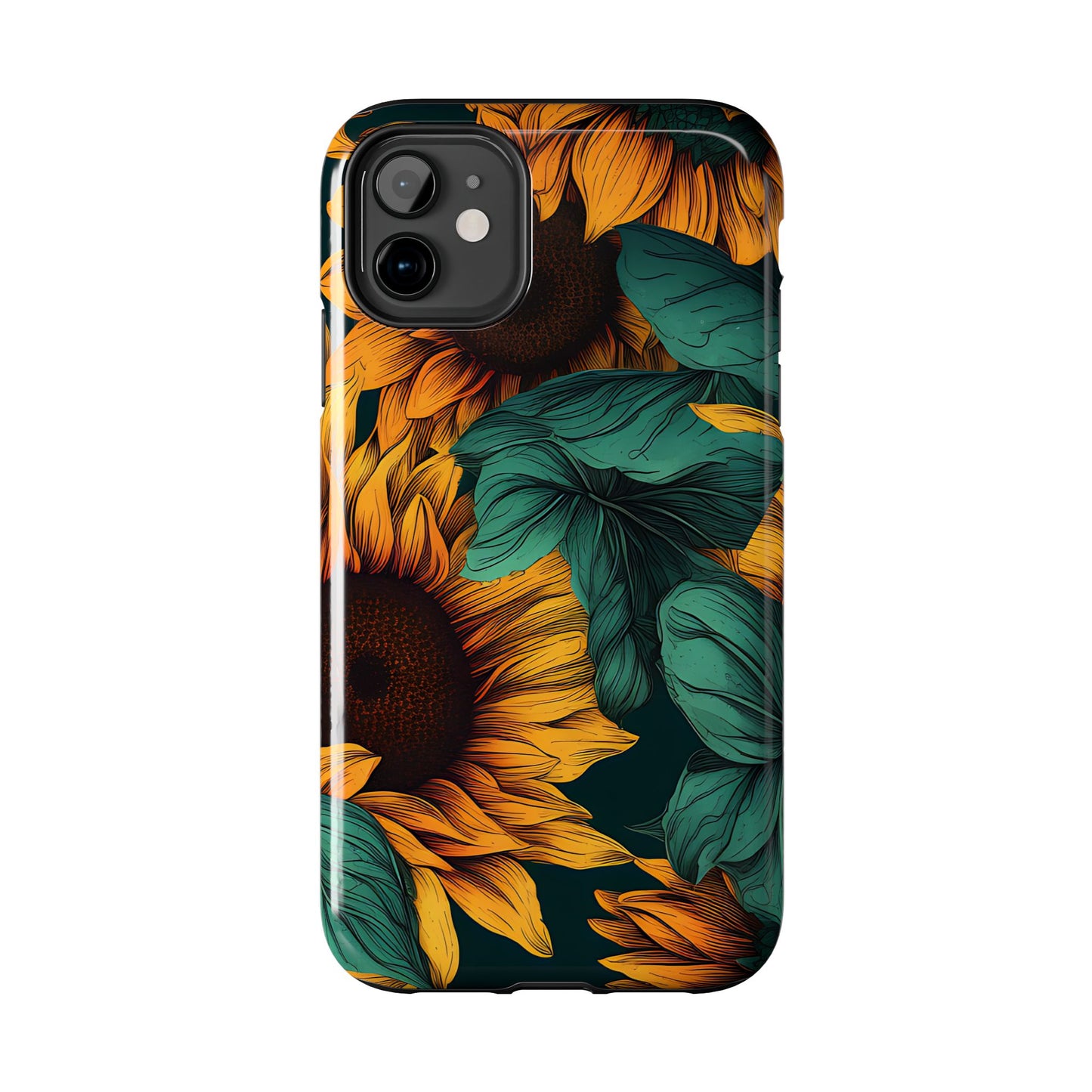 Dark Sunflower Phone Case