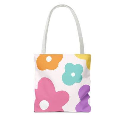 Retro Floral Tote Bag