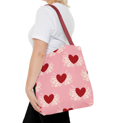 Valentine Hearts Tote Bag