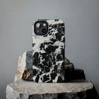 Black & White Shattered Phone Case (Apple & Android) - Pink Sweetheart