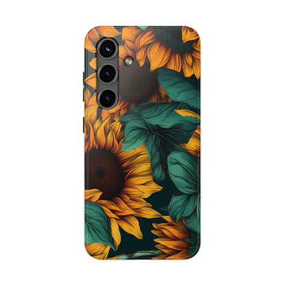 Dark Sunflower Phone Case