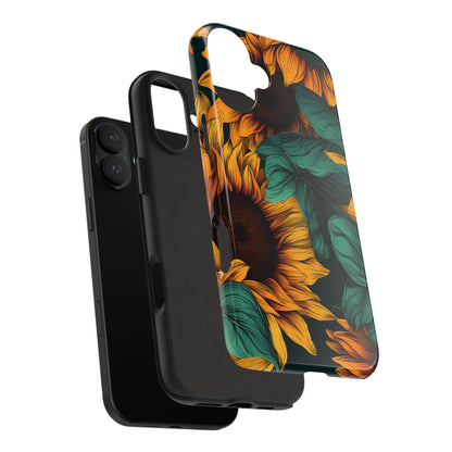 Dark Sunflower Phone Case