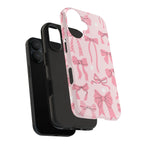 Pink Bow Ribbons Phone Case (Apple & Android) - Pink Sweetheart
