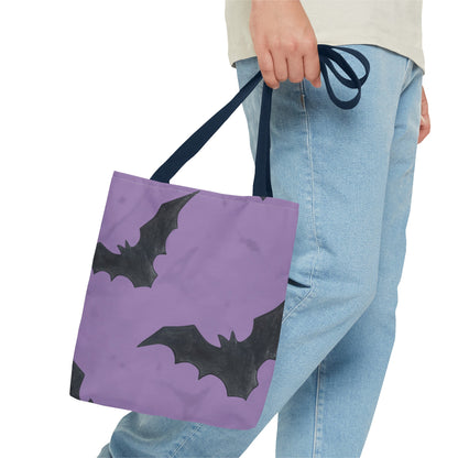 Black Bats at Midnight Tote Bag