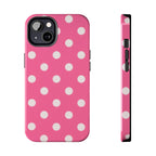 Pink Polka Dot Phone Case (Apple & Android)