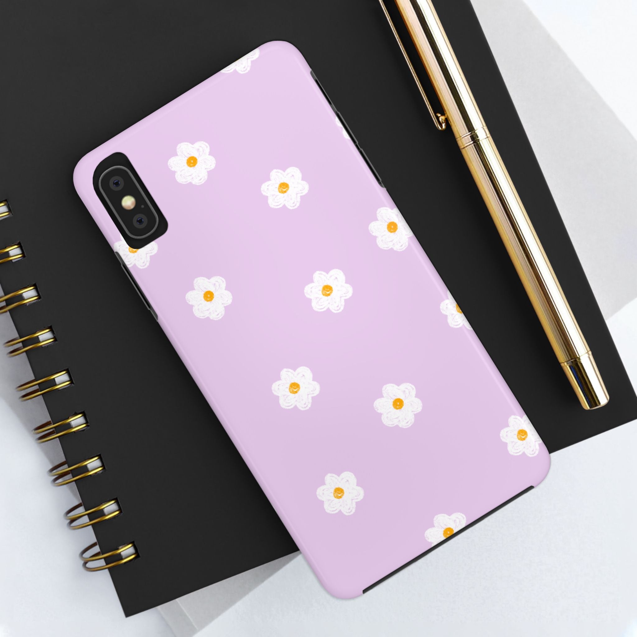 Purple and Mini Flowers Phone Case (Apple & Android)