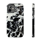 Black & White Shattered Phone Case (Apple & Android) - Pink Sweetheart