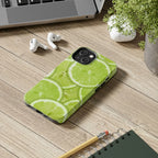 Green Citrus Lime Phone Case (Apple & Android) - Pink Sweetheart