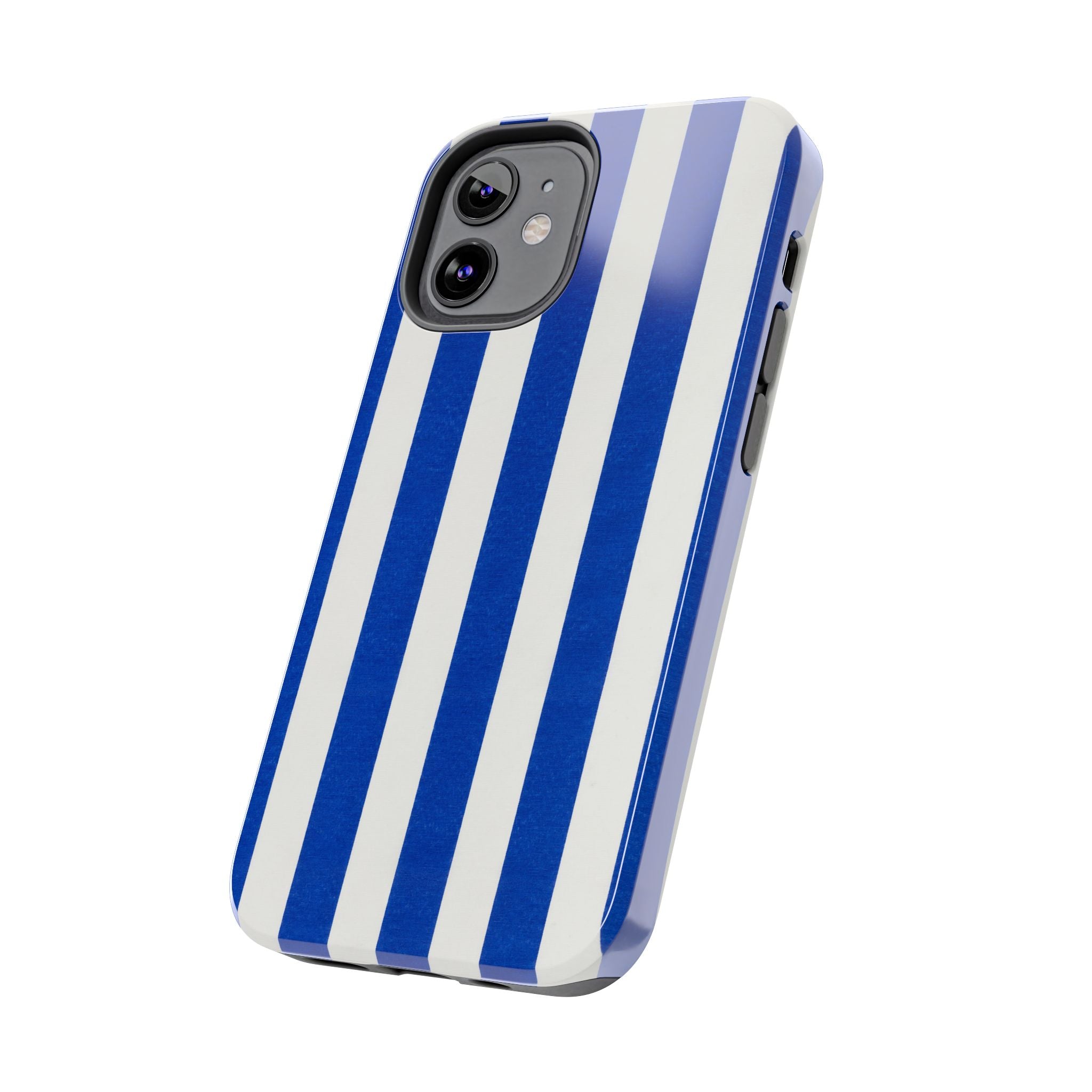 Blue & White Stripes Phone Case (Apple & Android)