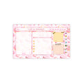 Cookie Donuts & Macarons Sticky Note Pad - Pink Sweetheart
