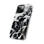 Black & White Shattered Phone Case (Apple & Android) - Pink Sweetheart