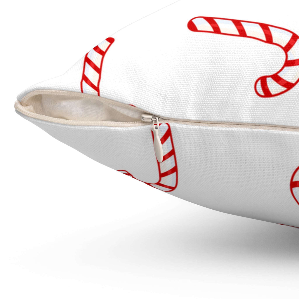 Mini Peppermint Candy CanesSquare Pillow