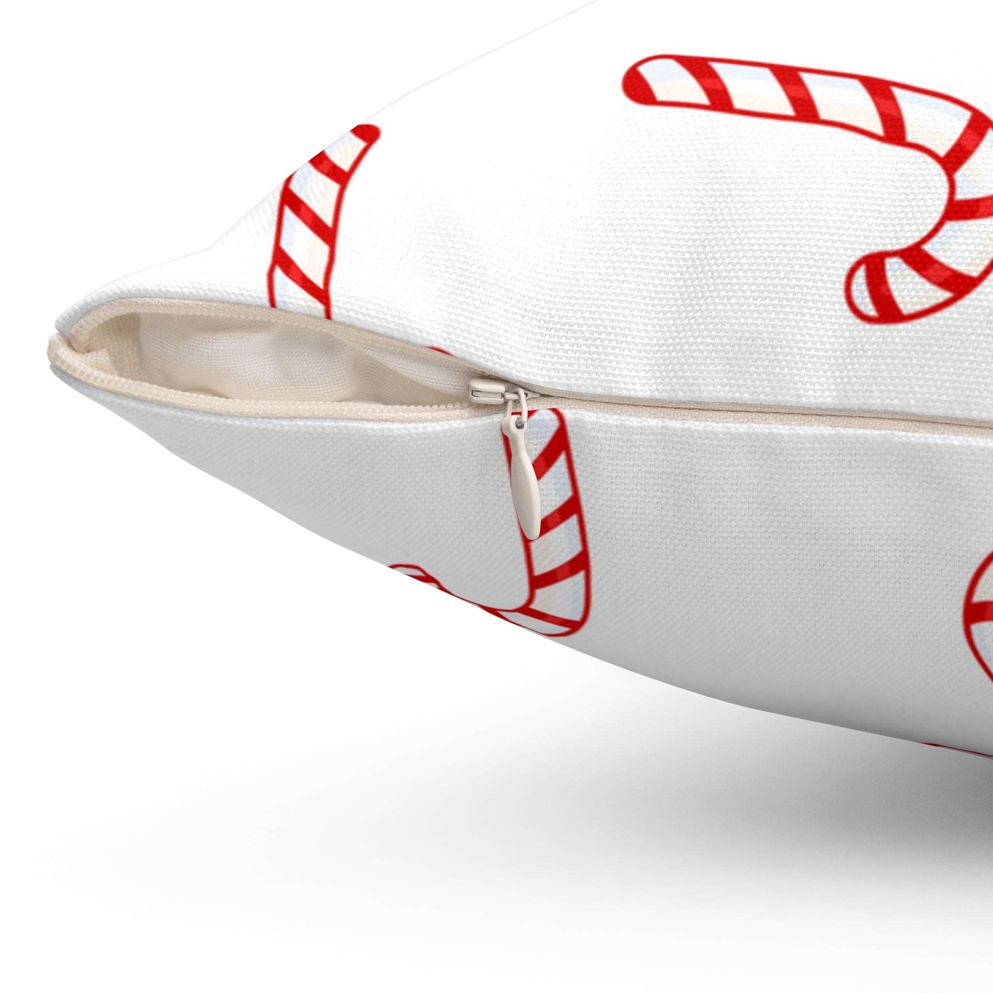 Mini Peppermint Candy CanesSquare Pillow