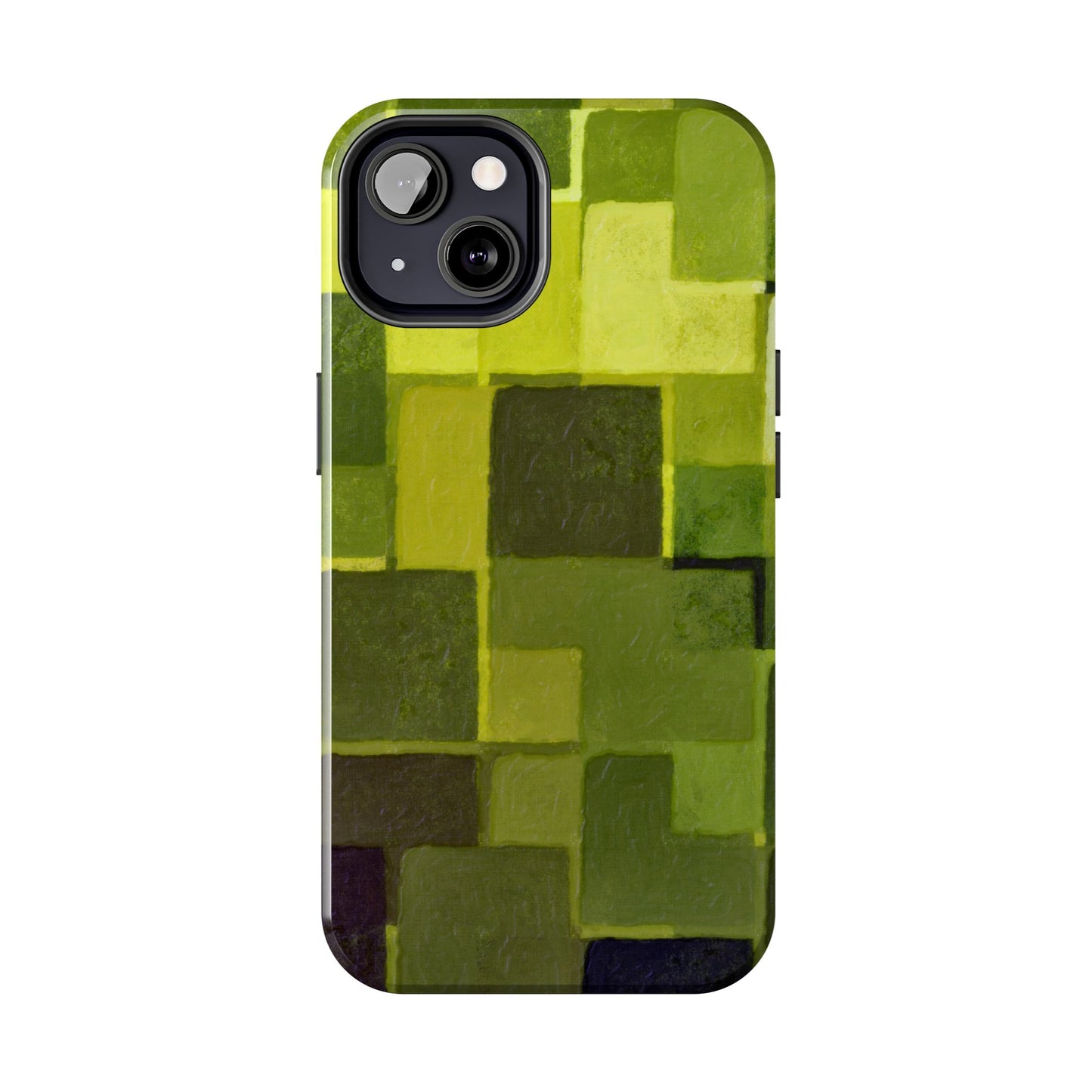 Chartreuse Patchwork Phone Case