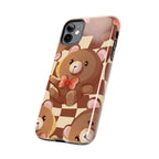 Retro Brown Bear Phone Case (Apple & Android)