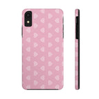 Infinite Pink Hearts Phone Case (Apple & Android)