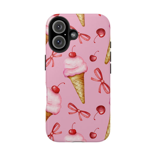 Cherry on Top Ice Cream Phone Case (Apple & Android)