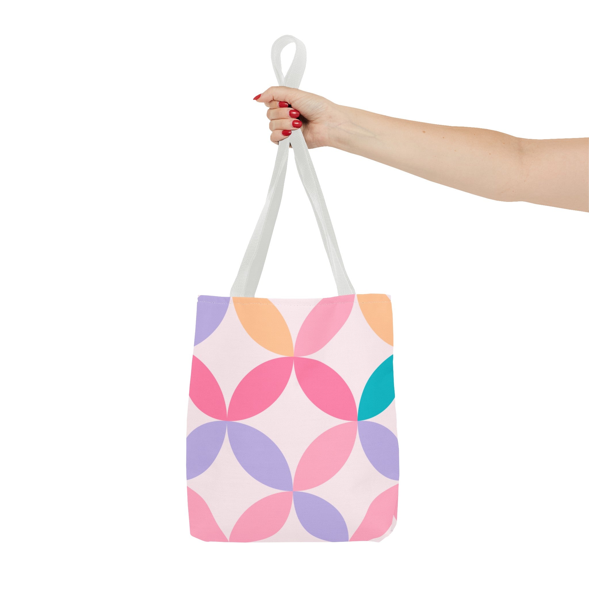 Pastel Geometric Tote Bag