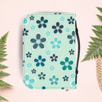 Aqua Mint Floral Book Cover