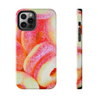 Sour Peach Ringz Phone Case (Apple & Android) - Pink Sweetheart