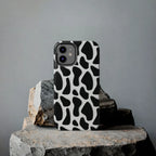 Spotted Animal Print Phone Case (Apple & Android) - Pink Sweetheart