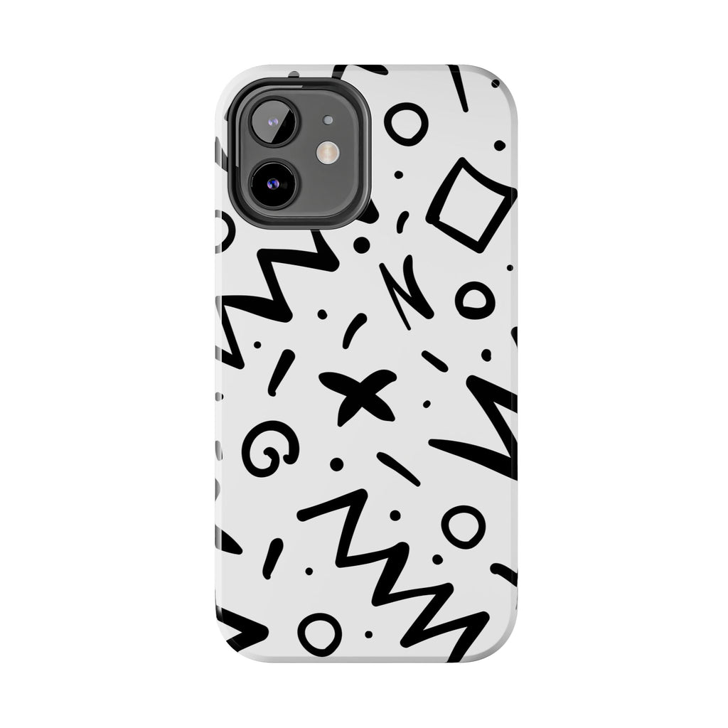 Abstract Memphis Pattern Phone Case (Apple & Android)