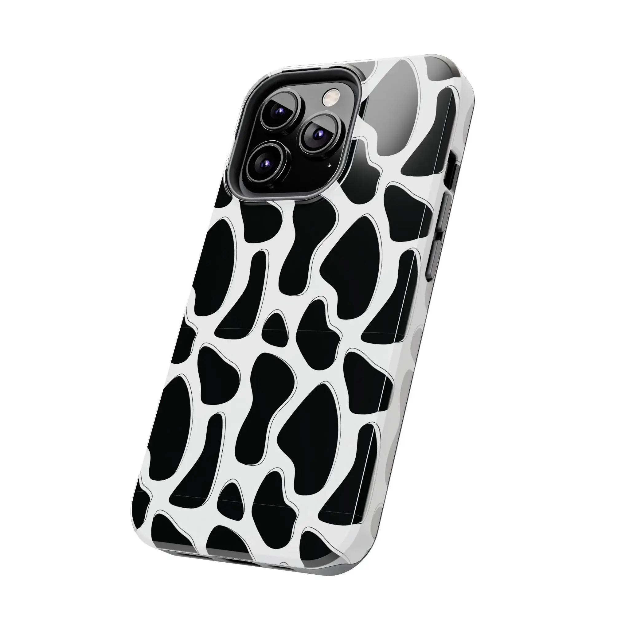 Spotted Animal Print Phone Case (Apple & Android) - Pink Sweetheart